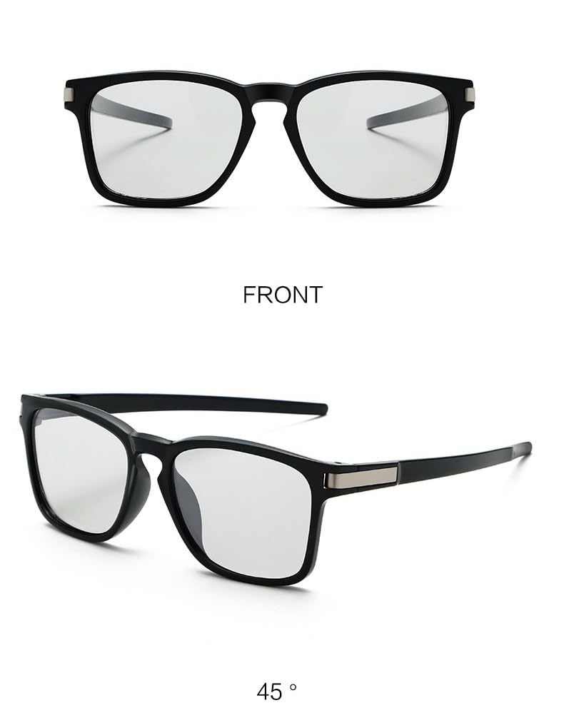 YAYGOD Photochromic Polarized Sunglasses Unisex Sports Sunglasses with UV UV400 Perfect for Outdoor and Driving Designed TR90 with Photochromic Lenses