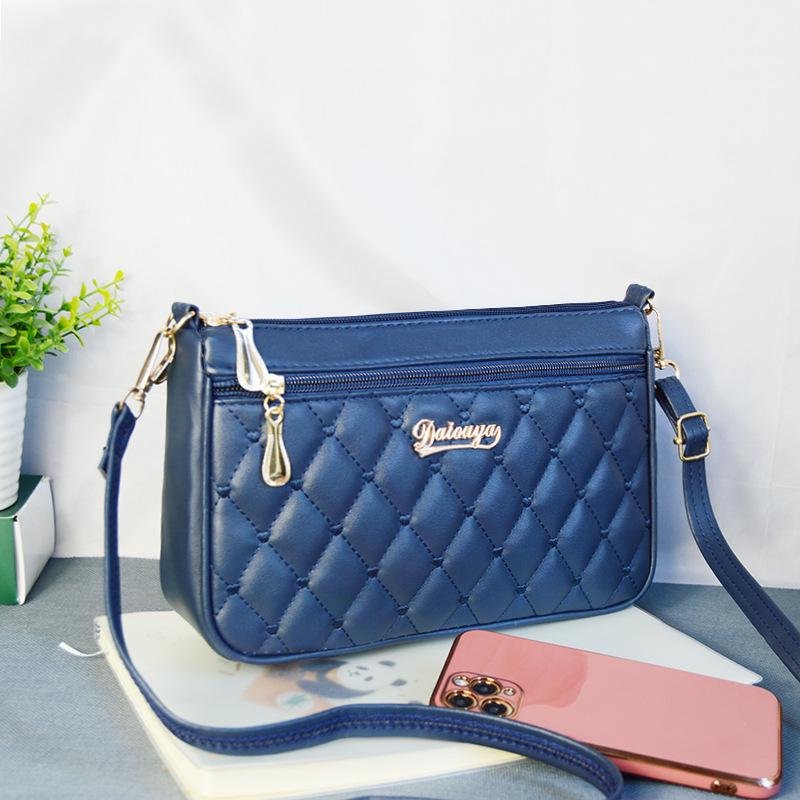 2025 Embroidered Crossbody Large-Capacity Shoulder Bag for Elderly - Casual & Fashionable