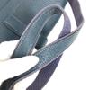 HERMES Logo Noumea Shoulder Bag Hand Bag Drawstring Shoulder Bag Leather Navy