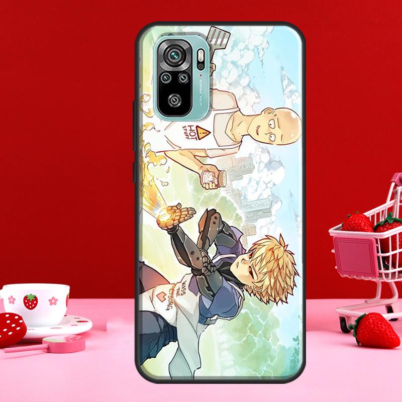 One Punch Man Anime For Redmi Note 10 Pro Case For Redmi Note 11 Pro Note 8 9 Pro 9S 10S 11S 9C 9A 9T Cover