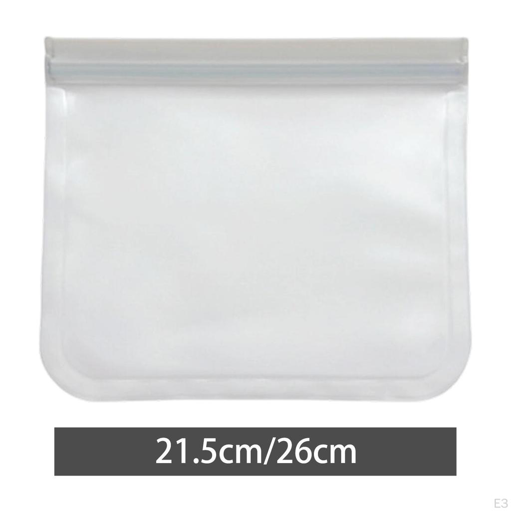 Food Storage Bag , Premium, Durability, Leakproof Freezer Reusable for Travel Fruits Snack