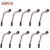 10/20/30PCS Festoon/T10/BA9S T4w Connector Wire Cables For All Car Led Panel Dome Light Socket Plugs Pin Adapter DC 12V