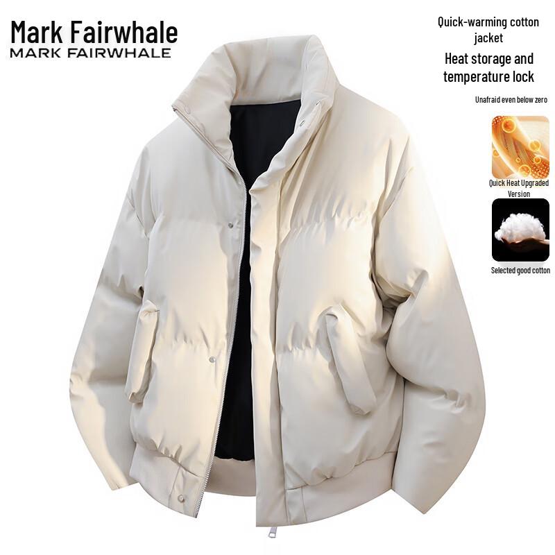 

Mark Fairwhale Men s Stand Collar Padded Jacket L