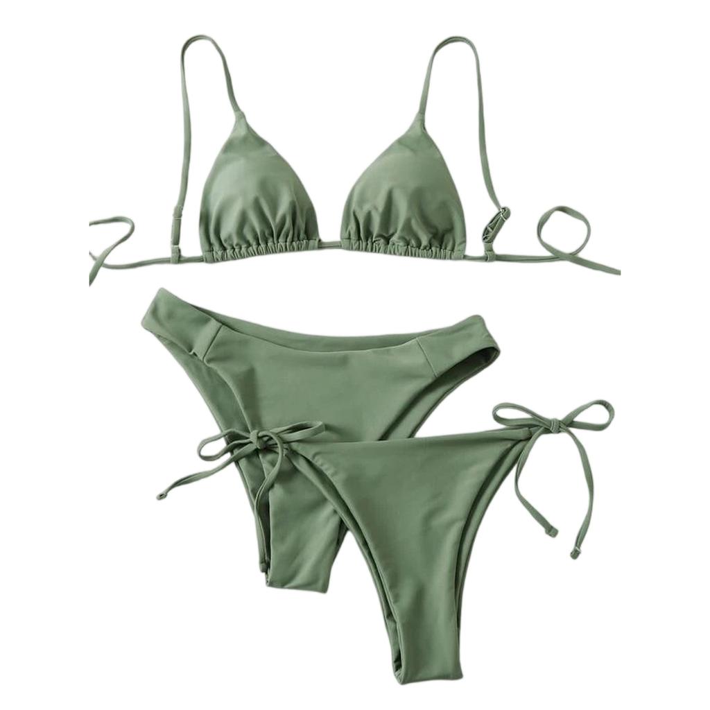 Damen Mode Bikini Zweiteiliges Badeanzug Set