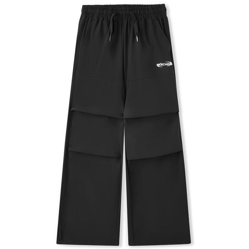 Skechers Kids' Unisex Wide-Leg Casual Woven Pants