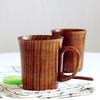 Home Wooden Coffee Mug Cup With Handle Tea For Drinking Office Espresso
