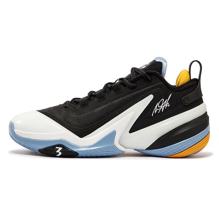 

Амортизаторы 361° с противоскользящими и износостойкими свойствами Низкие баскетбольные кроссовки Мужские Черно-белые 43