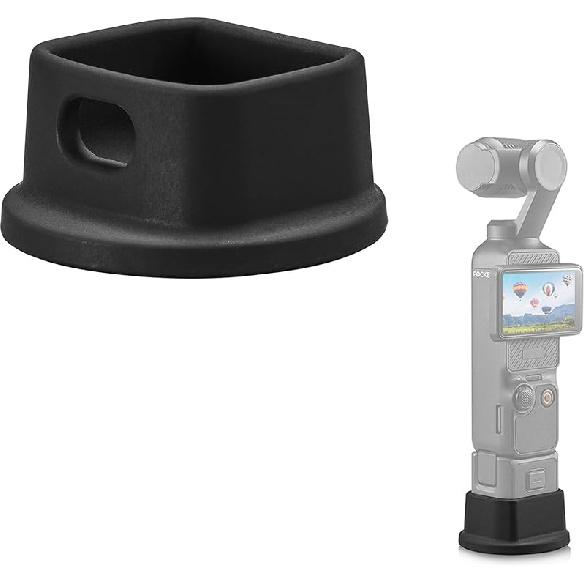 PCTC Нескользящее силиконовое настольное крепление для DJI Osmo Pocket 3, легкое и компактное, аксессуары для OSMO Pocket 3 (Силиконовый черный) Non-Slip Mount-B