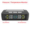 Car TPMS Automobile Accessories Tyre Temperature Monitor Tire Pressure Monitoring System 4 Sensors Solar/USB Powered Auto Security Alarm Systems