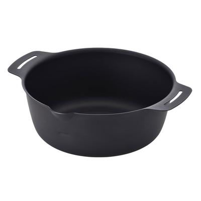 Shimomura Kikaku Seamless Tempura Pot 22cm [Made In Japan] Iron, Gas and IH Compatible, Easy To Clean, 1.3L Capacity, Deep Fryer, for Fried Chicken, C