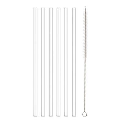 1 Set Wasserstrohhalm, Temperaturbeständigkeit, täglicher Gebrauch, dicker 20/30/40 Unzen Reisebecher, transparenter Strohhalm, zuverlässig, vielseitig, BPA-frei