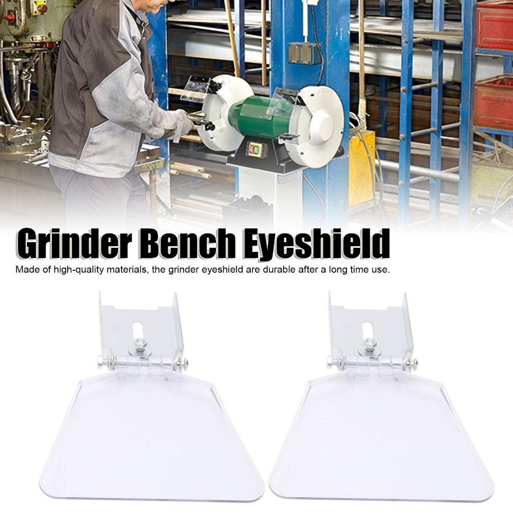 2PCS For Type 125/150/200/250 Grinder Bench Grinder Eyeshield Durable Construction Face Protection Grinder Safety Guard