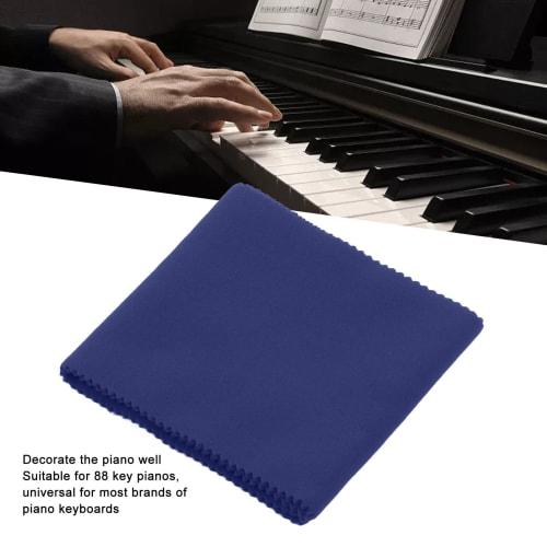 WUMN Pure Cotton 88-Key Piano Cover Cloth, All-Purpose, Blue