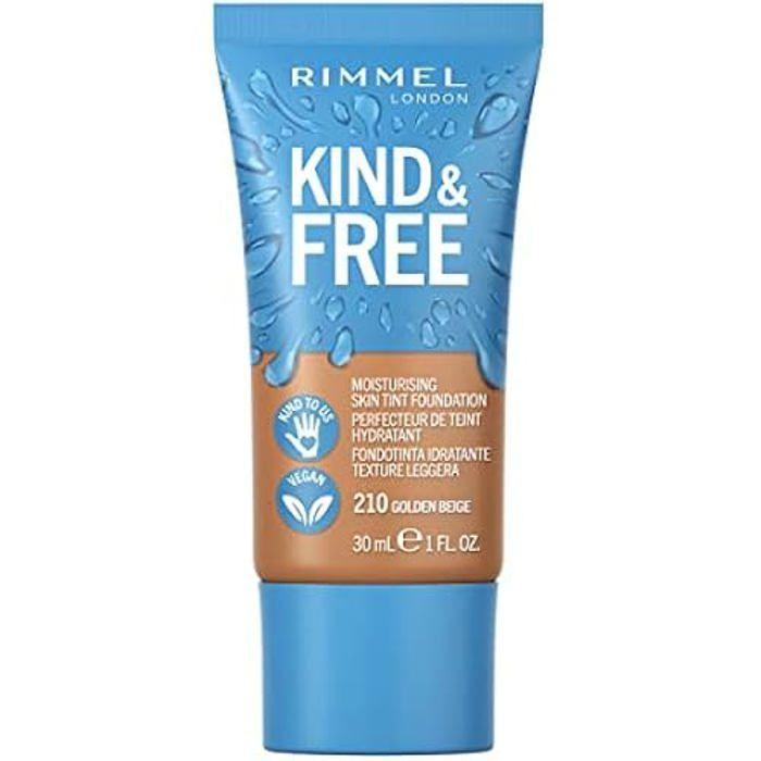 Fond de teint - RIMMEL - K&amp;F Skin Tint 201 Classic Beige - Hydratant - Végétalien - Sans parfum