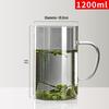 Duomeiduo 1200ml High Borosilicate Glass Tumbler