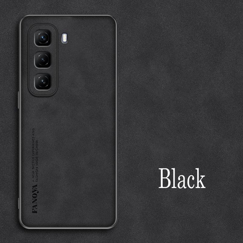 Luxury Sheepskin Leather Shockproof Silicone Case For Infinix Hot 50 40 Hot50 Hot40 Pro Plus 50i 40i HOT50I 4G Phone Case Cover