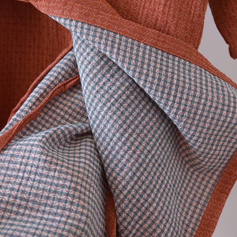 Unisex Japanese Kimono Cotton Gauze Yukata: Spring/Summer Lightweight Couple Home Wear Set