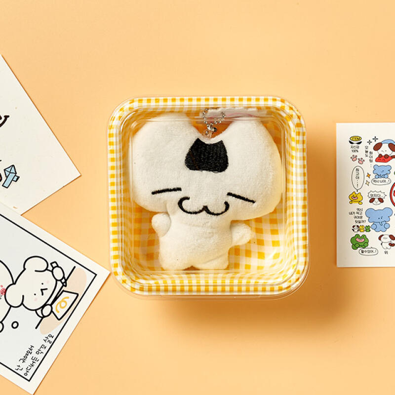 Tangled Sushi Cat Doll Keychain + Message Card + Checkbox Sushi Cat + Checkbox