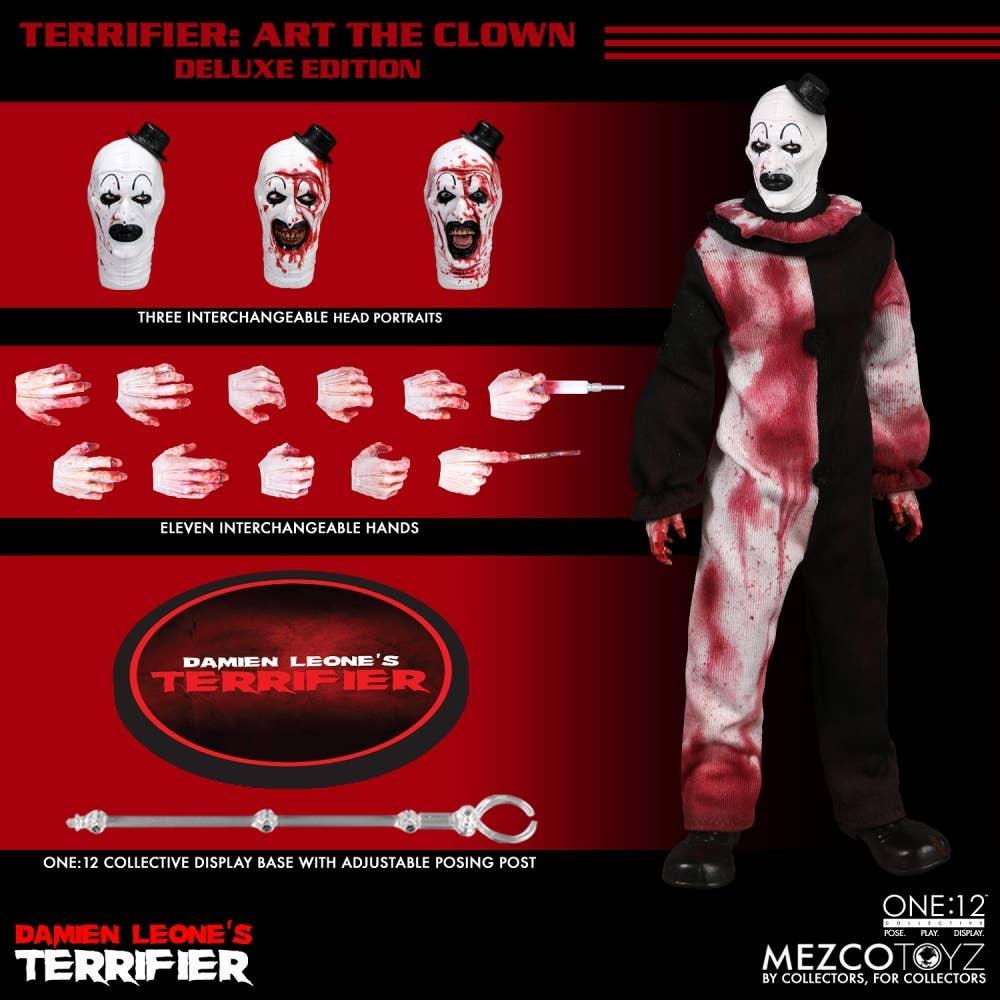 Terrifier Art The Clown Action Figure Dx Edition 1 12 One 12 Collective