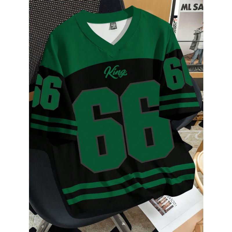 Camiseta de jérsei com decote em V 2025 manga curta estilo esportivo retrô camiseta esportiva masculina com decote em V secagem rápida confortável respirável