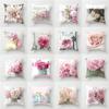 American Retro Flower Pillowcase Floral Elegant Interior Home Sofa Decorative Pillow Cushion Cover