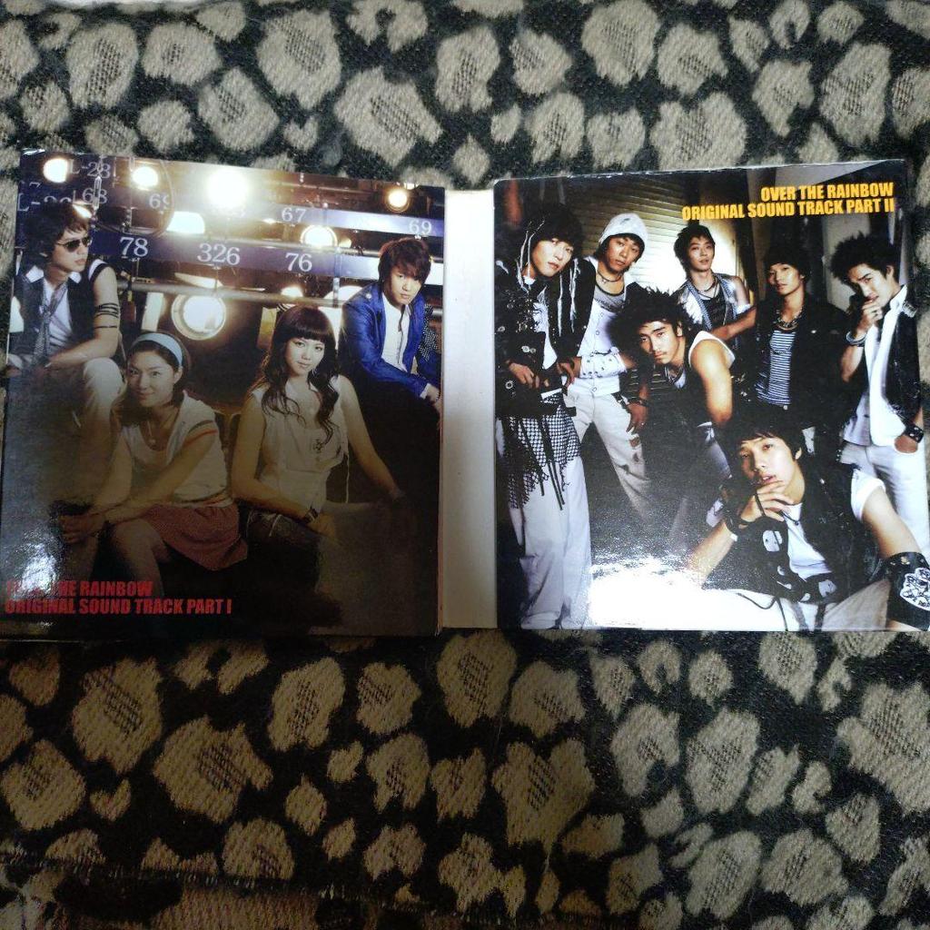 [USED] Rare Korean Drama Soundtrack CD "Over the Rainbow" CD Fany