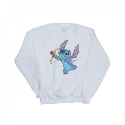Girls Lilo And Stitch Stitch Cupid Valentines Sweatshirt