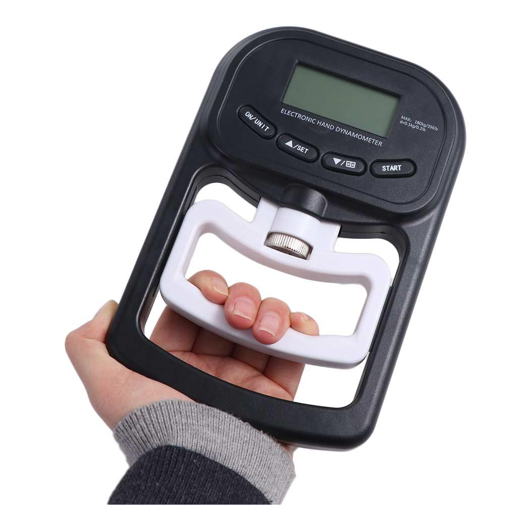 396Lbs/180Kg Grip Strength Tester Type-c/battery Grip Strength Measurement Meter  Gym