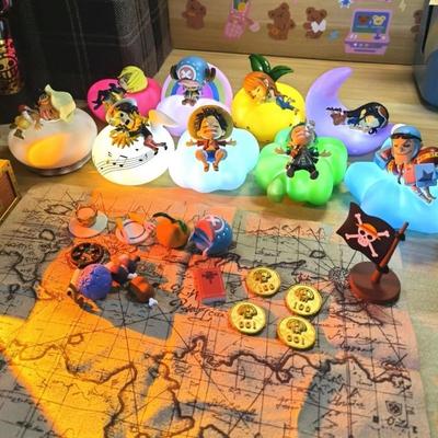 One Piece Édes Álmok Sorozat Vakdoboz Rajzfilm Éjszakai Fény Hálószoba Dekoráció Luffy Zoro Nami Gyerek Játék Ajándék