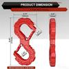 Nilight 3/8 Tow Hook, Winch Hook For Off-Road Recovery 33000 Lbs, Heavy Duty Strength Working Load, for Jeep, SUV, ATV, Trailers
