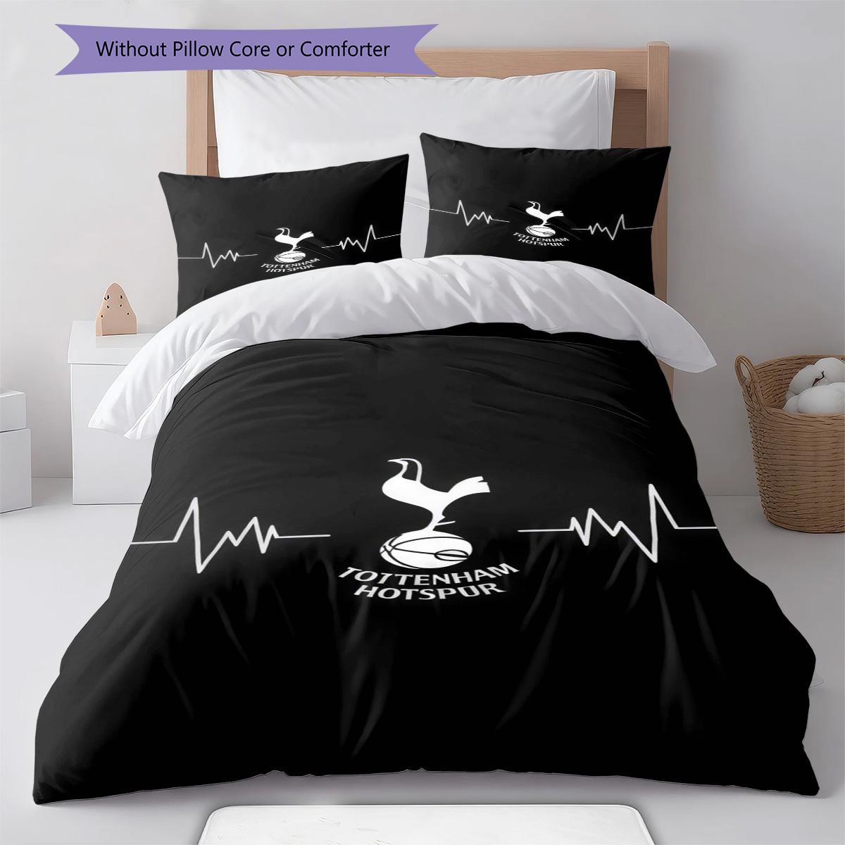 

Spurs logo Bedding Quilt Set Quilt Cover Pillowcase Home Decoration Birthday Gift (1 * duvet cover + 2 * pillowcase, without core) 135x200cm
