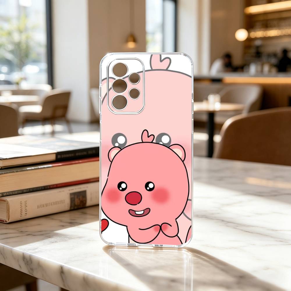 FOR PC-Cute L-Loopys Gift Phone Case For Samsung S25,S24,S21,S22,S23,S30,Ultra,S20,Plus,Fe Transparent Cover