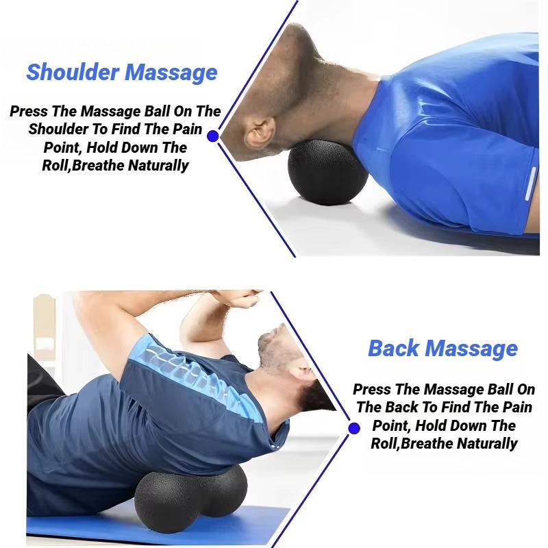 High Density Yoga Peanut Balls for Body Massage Muscle Relaxation Fitness Exercise Pain Relief Foam Fascia Ball Suit