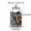 Large Size Glass Storage Jars Sealed Design Home Decor Wide Mouth Containers Reusable Kitchen Storage Transparent Glass Jar