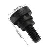 Skull Themed Aluminum Seat Bolts For Motorcycles Machining Easy Installation Kit Application