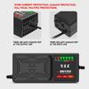 Black 200V-220V 50Hz Electric Vehicle Charger With 7 Light Display Power Display Current Protection/ Leakage Protection/full Pulse