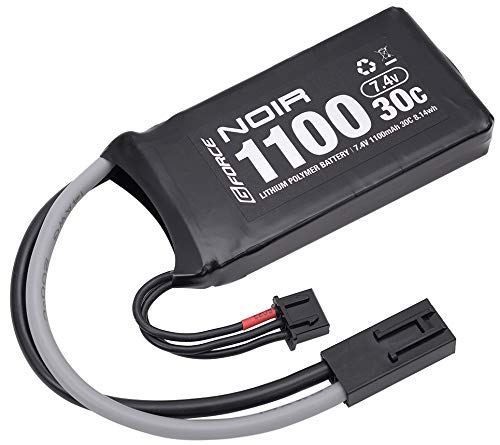 Noir LiPo 7.4V 1100mAh PEQ-in Type GFG906 [Official Japanese Product]