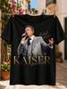 Photo Style Male Singer Holding A Microphone Gold Signature Script Crown And Large Roland Kaiser  Unisex All Tshirt
