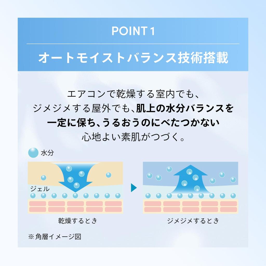 ANESSA Perfect UV Skin Care Gel NB 40g Sonnenschutz UV-Schutz Gel-Typ Weißer Blumenduft UV-Schutz für trockene, feine Haut UV-Beständigkeit Feuchtigkeit SPF50+