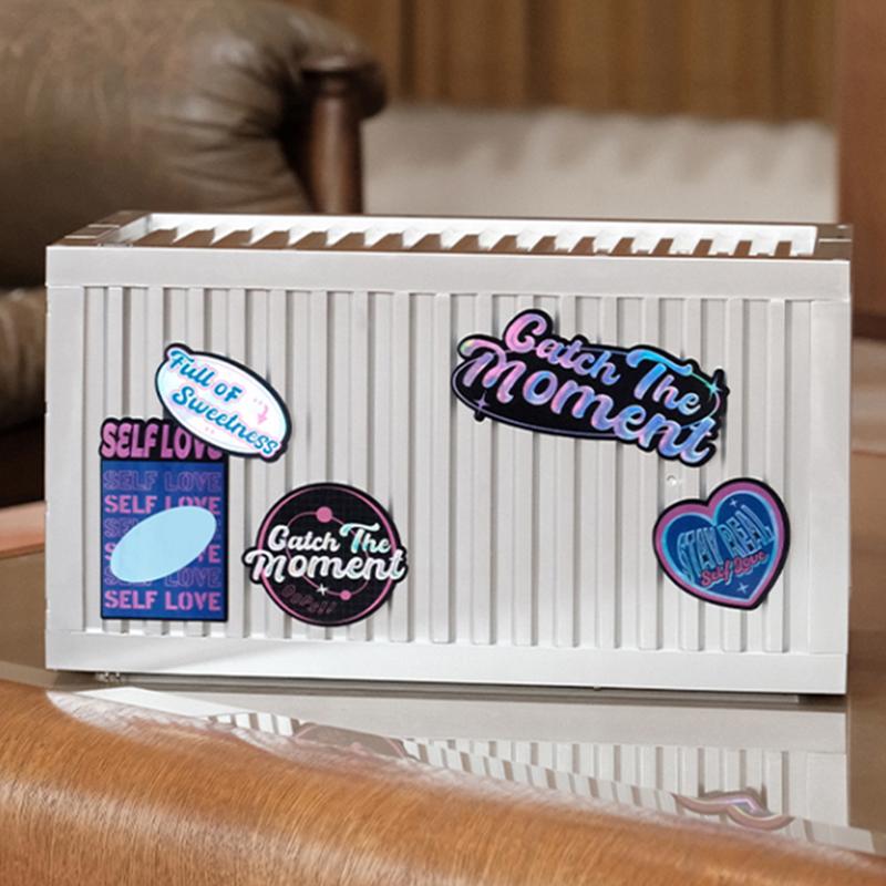 New POP MART Pop Mart IP Container, Glow In The Dark Figure, Display Case, Vacuum Plated Silver Trend Based Products 19cm 1230131096