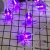 Halloween LED String Lights - Pumpkin, Spider, Ghost, Horror Decor, Marigold Colored Small Lights