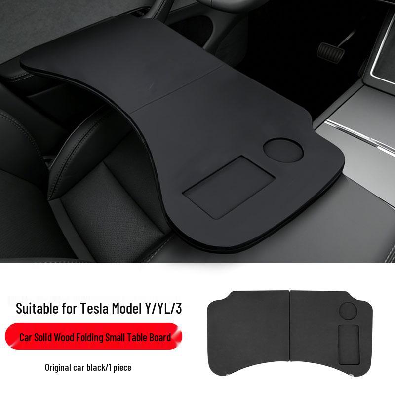 

Tesla Model Y/YL/3 Interior Folding Table: Front Passenger Computer Camping Accessory