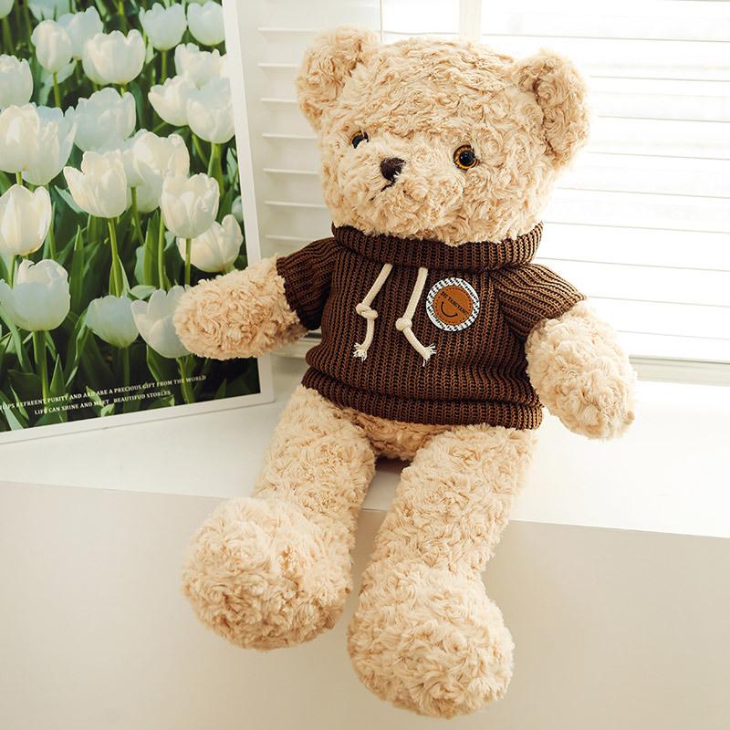 Hug Baby Big Bear Plush Toy Bear Doll Sweater Bear Cute Gift Girl Gift