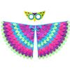 Bird Wings Halloween Children Costume Robe Cape Mask Set Creative Halloween Cloak with Mask  Party