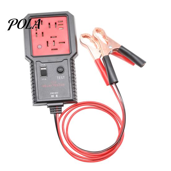 Relay Test Clip Automotive Tester, Voltage 12V Diagnostic Tool with LED Indicator, Electrical Tester 4-Pin 5-Pin Car for Repair, Battery