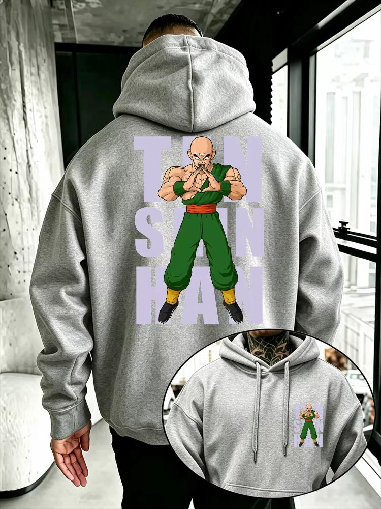 Dragon Ball Erkek Kapüşonlu Sweatshirt Yüksek Kalite Sıcak Sonbahar Kış Pullover Eşofman Üstü Sokak Tarzı Günlük Uzun Kollu Üst