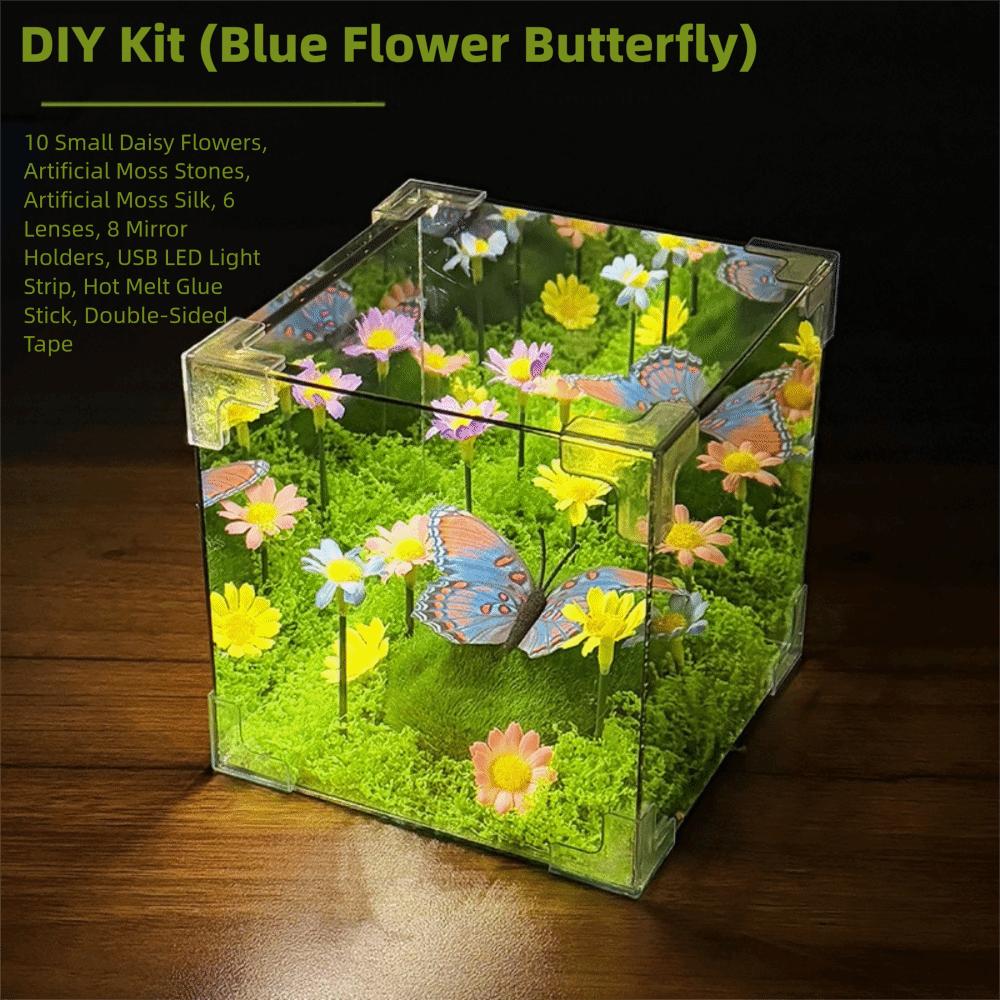 

DIY Night Light Lamp Unfinished Products Handmade Mini Night Light Materials Plug-And-Play Square-shaped Lights Home Decoration