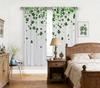 Digital Printed Curtains with Four Leaf Clover Design, Stylish Window Drapes for Living Room Bedroom Home Decoration
