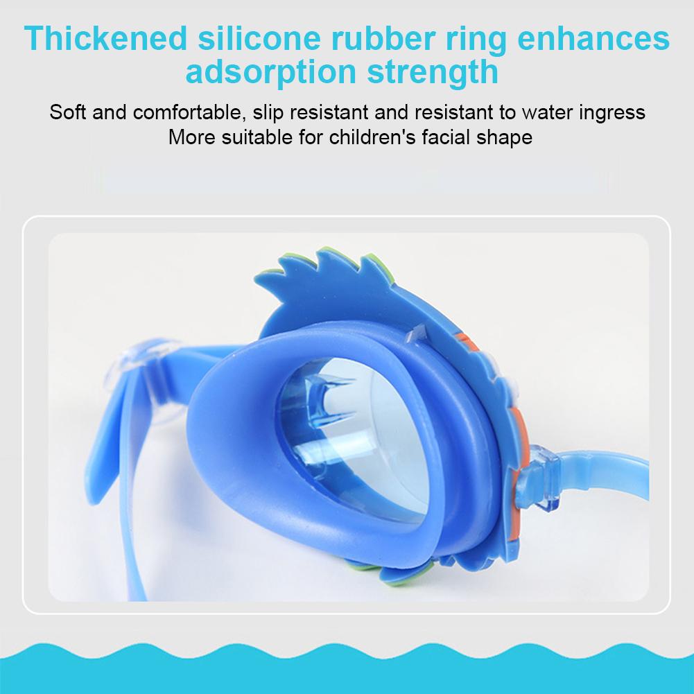 Kids Cartoon Swimming Goggles Waterproof Adjustable Anti Fog Ergonomic Design Swimming Glasses For Boys Girls