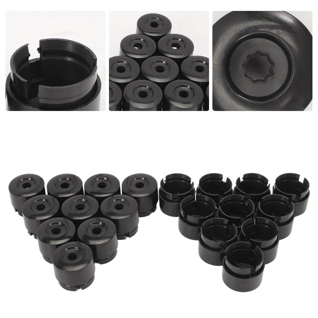 20pcs 19 Mm Car Wheel Nut T5 T6 Wheel Nuts Caps Hub Screw Cover Protective Caps Wheel Nut Screw Head Cover